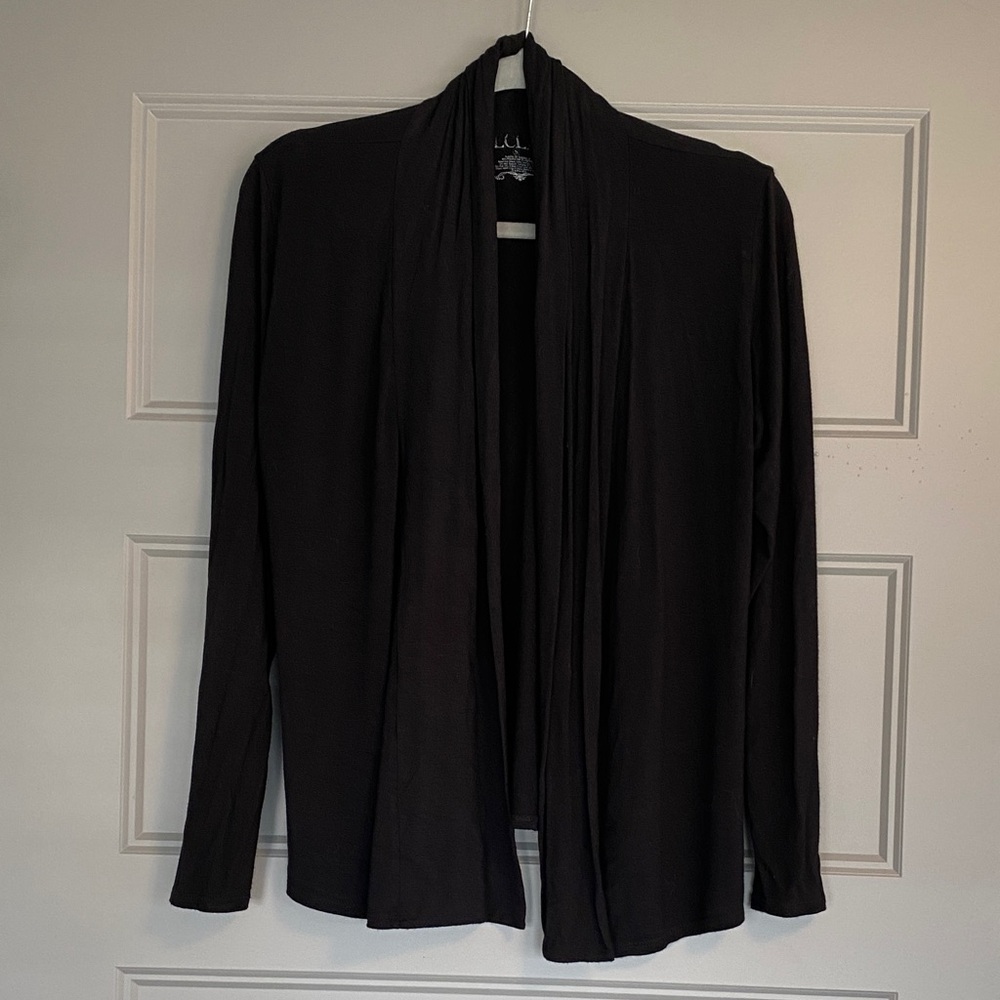 Elegant Black Women's Cardigan